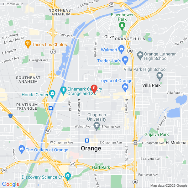 renaissance KBF location map: 1330 N. Glassell St. # N, Orange, CA