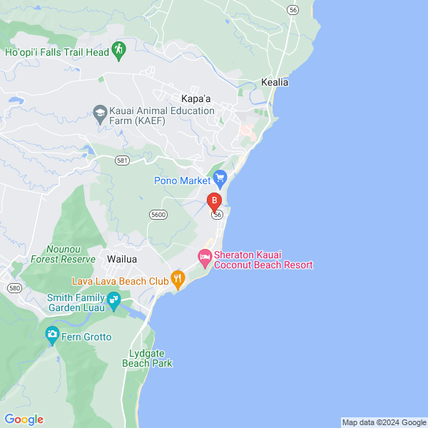 Simple Online Business Development location map: 4-1101 Kuhio Hwy, Kapaa, HI
